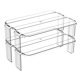 thumbnail image 1 of Estante De Almacenamiento De Cocina De Doble Capa, Bandeja De Plástico Para Verduras Que Ahorra Espacio, Organizador De Almacenamiento Apilable Para Baño Y Sala De Estar Eigraketly HA018612-00, 1 of 5