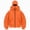 T148-Orange, variant on Balaclava Women Zip Hoodie With Face Mask Winter Warm Casual Hoodies Double Layer Hooded Y2K Sports Jacket(T148-Orange,M)