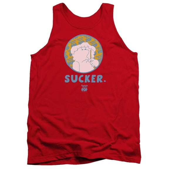 Tootsie RolLong Sleeveucker Adult Tank Top Red