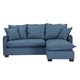 thumbnail image 5 of Sofá Chaise Esquinera Dicasa Milo 2 Plazas Azul Denim para Sala, 5 of 8