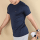 thumbnail image 3 of Playera Hombre Deportiva Manga Corta Azul Marino Secado Rápido, 3 of 4