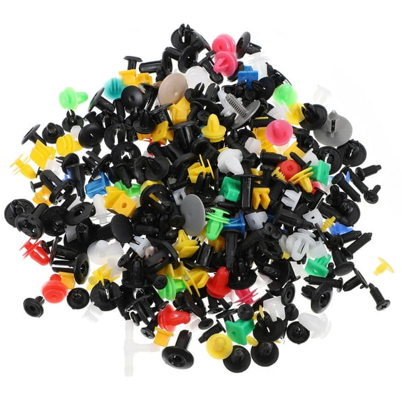 NICEXMAS 500Pcs Universal Auto Fastener Clips Kit Multi Color Car Door Panel Clips