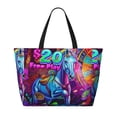 thumbnail image 2 of Fotbe Neon Free Play Bolsa de Viaje para Playa - Resistente al Agua, Bolsa Tote de Gran Capacidad y Ligera con 7 Bolsillos para Mujeres y Hombres, 2 of 7