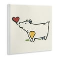 thumbnail image 4 of Stupell Industries Bear & Heart Doodle Animals Painting Unframed Art Print Wall Art, 12 x 12, 4 of 8