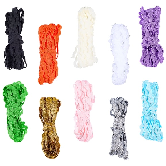 55 Yards 10 Colors Rick Rack Trim