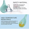 thumbnail image 2 of Premium Silicone Cookware Set, Heat Resistant, Wooden Handle, BPA Free, Non-Toxic Silicone Cookware, Green, 11-Piece Set, 2 of 5