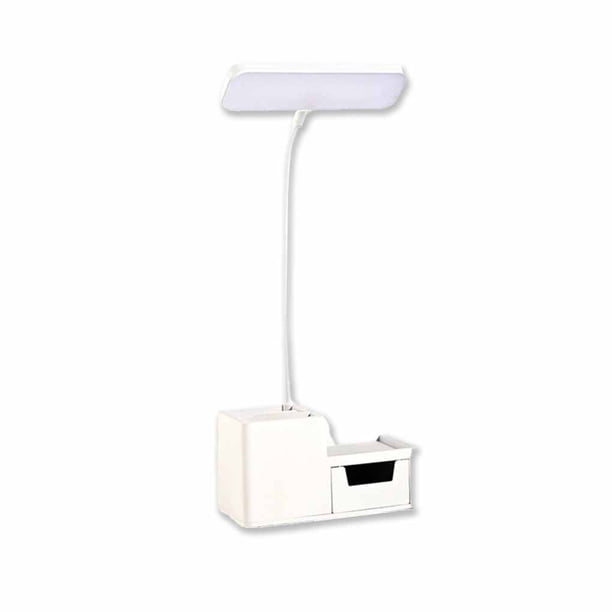 Billuyoard Lámpara de mesa, soporte para bolígrafo plegable de escritorio táctil, luz de lectura, equipo de iluminación LED flexible, hogar, Iluminación y accesorios Recargable