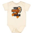 thumbnail image 3 of Inktastic I Wear Orange for My Cousin Leukemia Awareness Boys or Girls Baby Bodysuit, 3 of 5