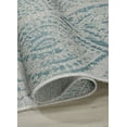 thumbnail image 5 of FH Home Flat Woven Outdoor Rug - Waterproof, Easy to Clean, Stain resistant - Premium Polypropylene Yarn - Distressed Farmhouse -Porch, Deck,Balcony,Laundry Room - Granada - Aqua - 2ft 7in x 4ft 11in, 5 of 5