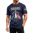 thumbnail image 4 of 250th Anniversary USA Shirt for Men American Flag Short Sleeve Patriotic Freedom Top 1776-2026, 4 of 6