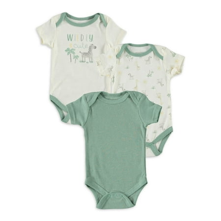 

Kyle & Deena Baby Boy 3 PK Bodysuits Sizes Newborn-9 Months