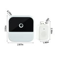 thumbnail image 3 of Electronics Gadgets Qwtwty Wireless Visual Doorbell Wireless Remote Video Doorbell Home Night Vision WiFi Security Door Doorbell Supports Remote Video Conversation 32GB Card, 3 of 9
