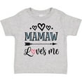 thumbnail image 3 of Inktastic Mamaw Loves Me Grandchild Girls Toddler T-Shirt, 3 of 5