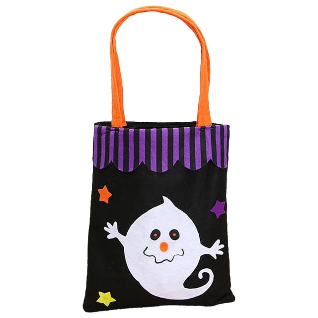Gkeoshab Rangement Textile pour la Maison Étui de Rangement Sacs d'Halloween Sacs Fourre-Tout Multifonctions pour Bonbons avec Poignées Sacs de Friandises Réutilisables Non Tissés pour la Maison et le Jardin d'Halloween