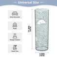 thumbnail image 2 of Cute Ripple Pattern Plastic Vase 11.8'' x 3.9'' Transparent Non Breakable Decorative for Family, 2 of 6