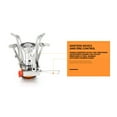 thumbnail image 6 of NSESSHome Portable Camping Stove Backpacking Stove, Lightweight Mini Gas Stove for Hiking, Travel, Adventures, and Emergencies, Portable Camp Stove, 6 of 9