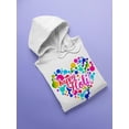 thumbnail image 3 of Happy Holi! Heart Hoodie Women -SPIdeals Designs, Female Small, 3 of 4