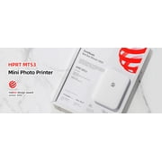 HPRT Pocket Photo Printer - Portable Mini Color Wireless Mobile Printer - Zink 2x3” Sticky-Back Photos - Bluetooth Compatible with iOS & Android Devices Printing Machine Sticker