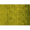 thumbnail image 1 of Ahgly Company Machine Washable Indoor Rectangle Oriental Yellow Traditional Area Rugs, 4' x 6', 1 of 4