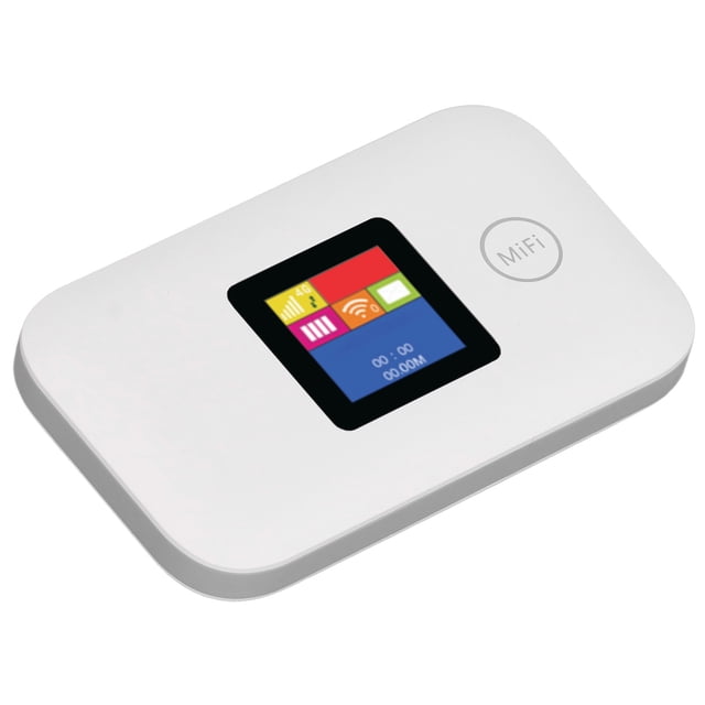 Enrutador Wifi Móvil, Pantalla LED Descargar 150Mbps Soporte 10 Conexiones de Usuarios 4G LTE Mobile Hotspot para Acampar