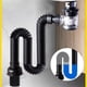 thumbnail image 5 of Yhmxh Utensilios de cocina Kit de desagüe para lavabo, tubo de expansión para lavabo, tubo de extensión para lavabo, sifón para bajante Muebles para cocina Accesorios de cocina, 5 of 6