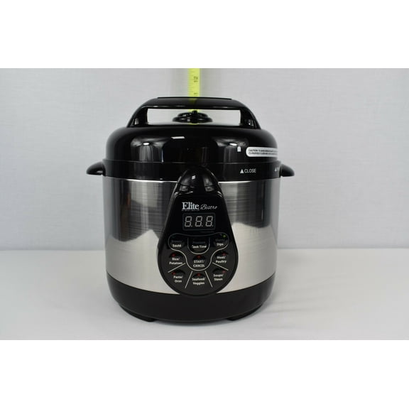 Elite Platinum EPC-202 Maxi-Matic 2 Quart Electric Pressure Cooker, Black