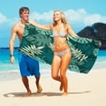 thumbnail image 6 of Taicans Oversized Beach Towel,Tropical Jungle Green Palm Leaves Beach Towel Quick Dry Sand Free Lightweight Microfiber Beach Towels for Swim Pool Camping Travel 29.5x59 in D, 6 of 6