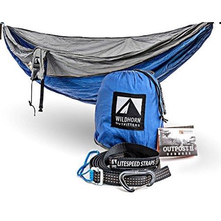 WildHorn Outfitters Outpost Camping Hammock Adjustable Suspension 100% Polyester
