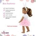 thumbnail image 4 of Emily Rose 18-inch Doll Easter Bunny Outfit, including Bunny Ear Headband | GIFT BOXED! | 18" Doll 3 Piece Outfit fits American Girl Dolls, 4 of 9
