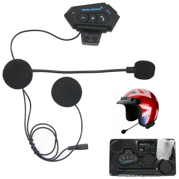 Zeeyh Rechargeable Motorcycle Wireless Bluetooth Helmet Headset Headset