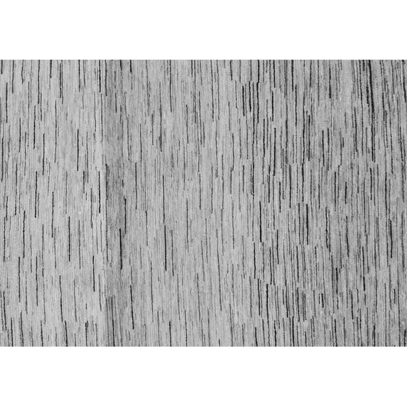 Ahgly Company Indoor Rectangle Abstract Gray Modern Area Rugs, 4' x 6'