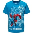 thumbnail image 5 of Marvel Avengers Mech Strike Spider-Man Hulk Little Boys 4 Pack T-Shirts Toddler to Big Kid, 5 of 5