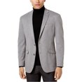 thumbnail image 1 of Kenneth Cole Mens Slim Fit Two Button Blazer Jacket, Grey, 44 Long, 1 of 1