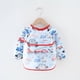 thumbnail image 1 of Mono para niños, impermeable, de manga larga, antiadherente, ropa de comer para bebés, delantal, babero de algodón para niños, 1 of 5