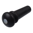 thumbnail image 5 of Ebony Guitar End Parts with Shell Mesh Coating for Acoustic Guitar Parts White Dot Inlay, 5 of 8