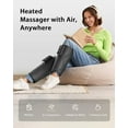 thumbnail image 2 of CINCOM Cordless Leg Massager with Heat & Air Compression, Rechargeable Calf Massager for Circulation, Pain & Edema Relief, Wireless Leg Compression with Auto-Off Timer, 2 of 9