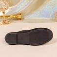 thumbnail image 6 of Daily Outing Comfortable Lightweight Dress Shoes Plus Size Shallow Cut Wide Width Spring Summer Black 7.5, 6 of 9
