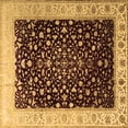 thumbnail image 1 of Ahgly Company Indoor Square Oriental Brown Traditional Area Rugs, 8' Square, 1 of 4
