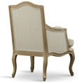 thumbnail image 3 of Baxton Studio Nivernais Chaise d'Appoint Beige et Naturel, 3 of 5
