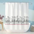 thumbnail image 3 of Ocean Sea Theme Shower Waterproof Shower Curtain Bathroom Decor, 3 of 9
