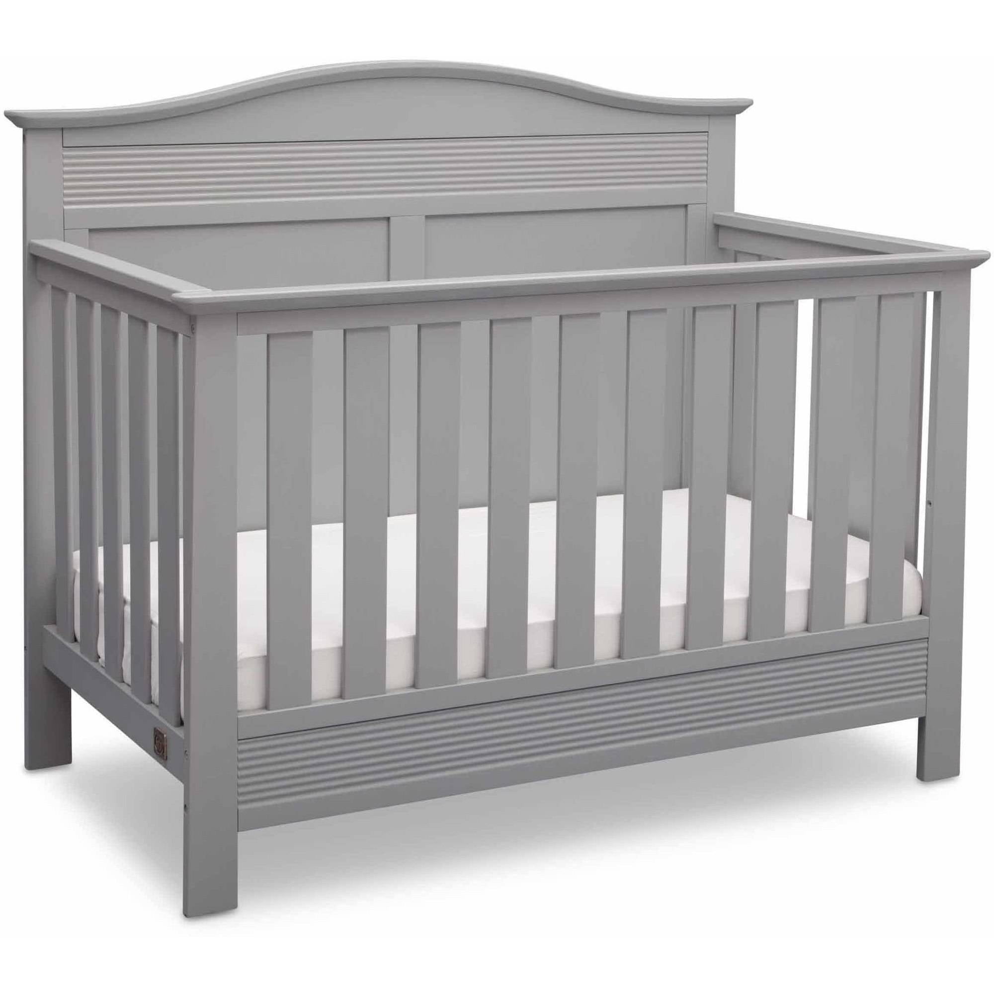 Serta Barrett 4-in-1 Convertible Baby Crib Grey 