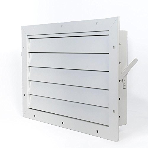Aluminum Garage Door Air Vent Grille Register With Damper Control