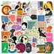 thumbnail image 1 of Paquete de pegatinas con citas literarias de Jane Austen, 50 unidades, impermeables, 1 of 2