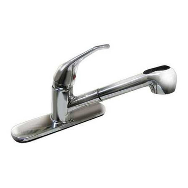Dominion Faucets 77 2100 Manual Single Hole Mount 1 Hole Straight Kitchen Faucet Walmart Com Walmart Com