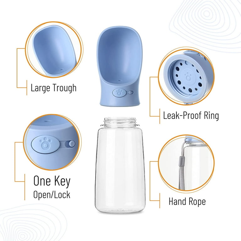 UPSKY Dog Water Bottle for Walking Portable Pet Water Bottle Leak Proof Dog Travel  Water Bottle