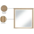 thumbnail image 3 of Meridina Furniture Astrid Natural Solid Wood And Oak Veneer Mirror, 3 of 10