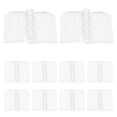 thumbnail image 3 of BRIGHTFUFU Bisagras acrílicas para armario pequeño, bisagras transparentes para expositor de armario, joyero, 10 Uds., 3 of 7