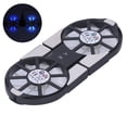 thumbnail image 1 of Laptop Cooling Pad with LED Light, 600-2700rpm Foldable Laptop Cooler for Laptops, Gaming Laptop Cooling Stand with RGB Lights and Two USB Ports, 1 of 7