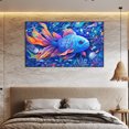 thumbnail image 2 of Resina Diamante Wdftyju Serie Animal Pez Azul 70*40CM, 2 of 9