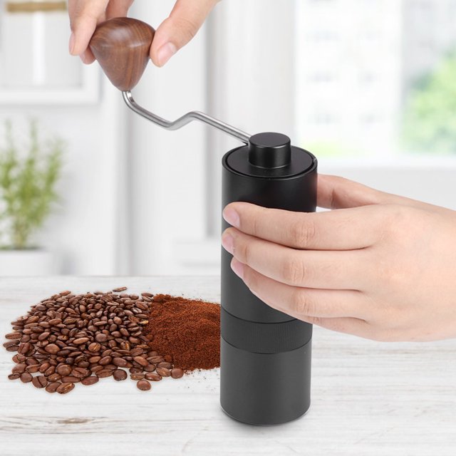 Molienda de granos de café, Mini herramientas de cocina manuales de acero inoxidable Molino de café Diseño elevado Jadeshay A